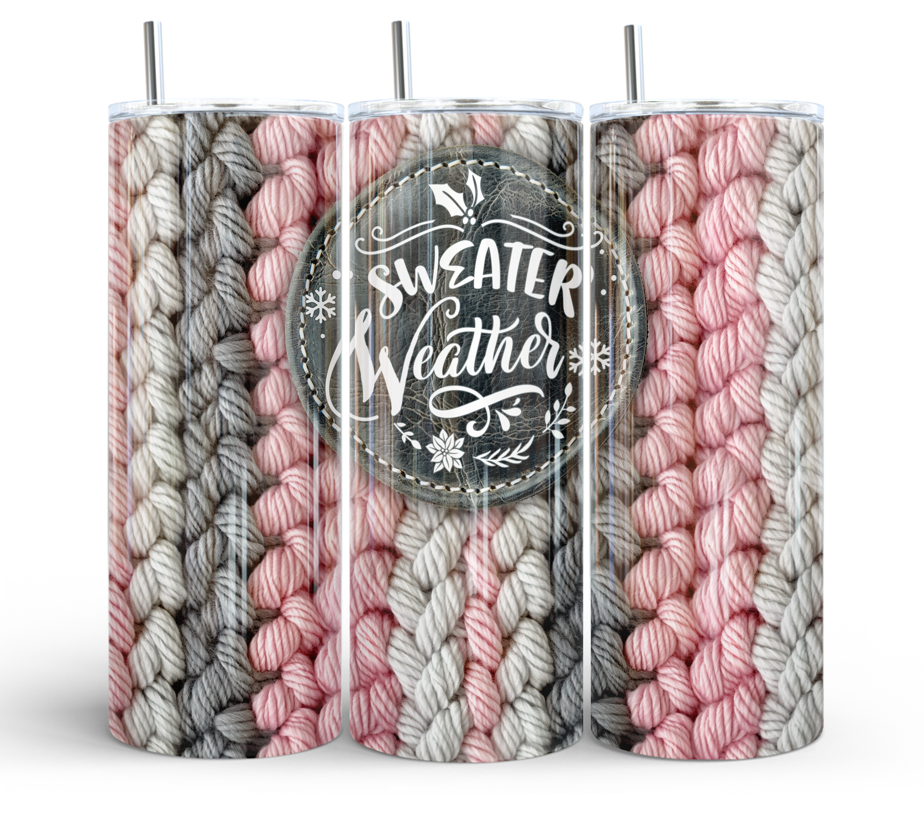 ZarahSkull Tumbler "Sweater weather"