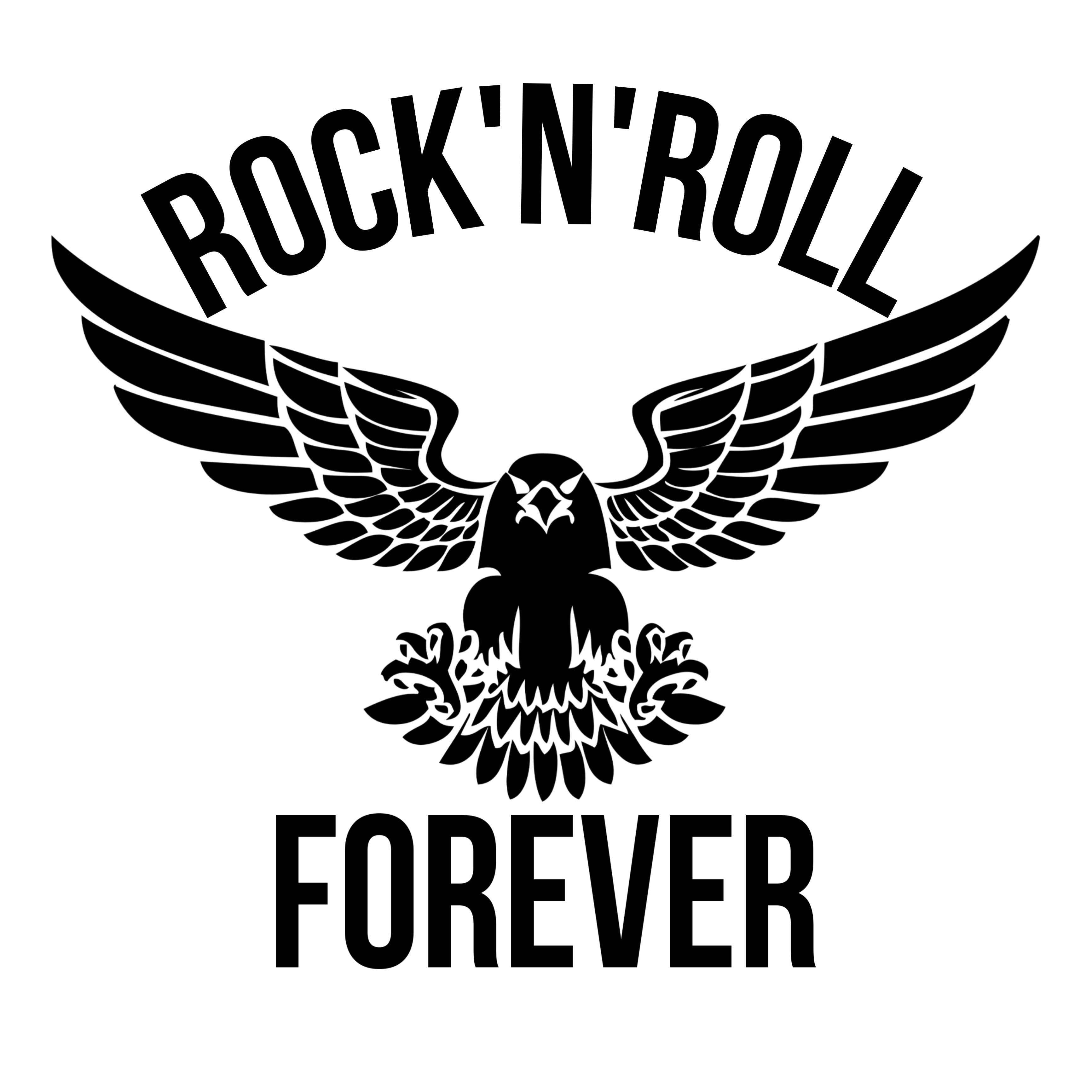 ZarahSkull" Hoodie BLACK "ROCKNROLL FOREVER"