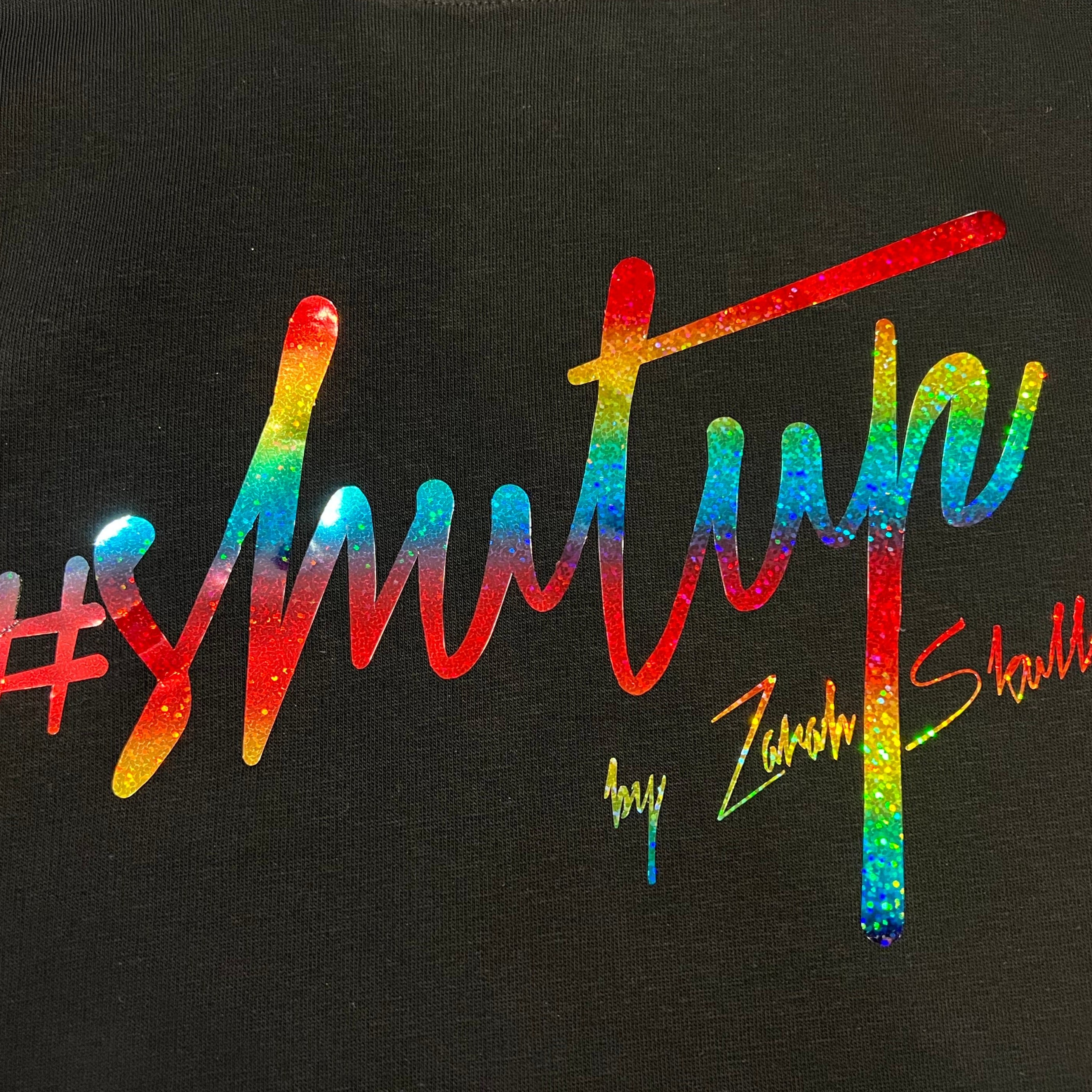 "ZarahSkull" Hoodie BLACK "shutup"