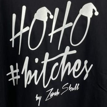 "ZarahSkull" Hoodie BLACK "HoHo #bitches" 2.0