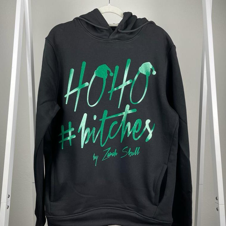 "ZarahSkull" Hoodie BLACK "HoHo #bitches" 2.0