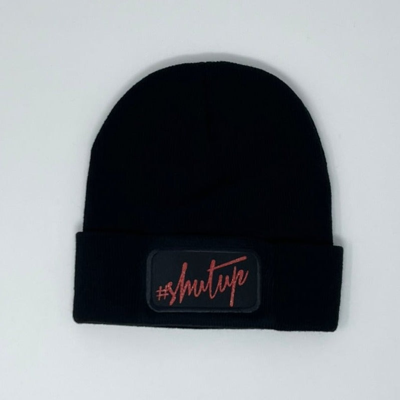 "ZarahSkull"- BEANIE #shutup BLACK