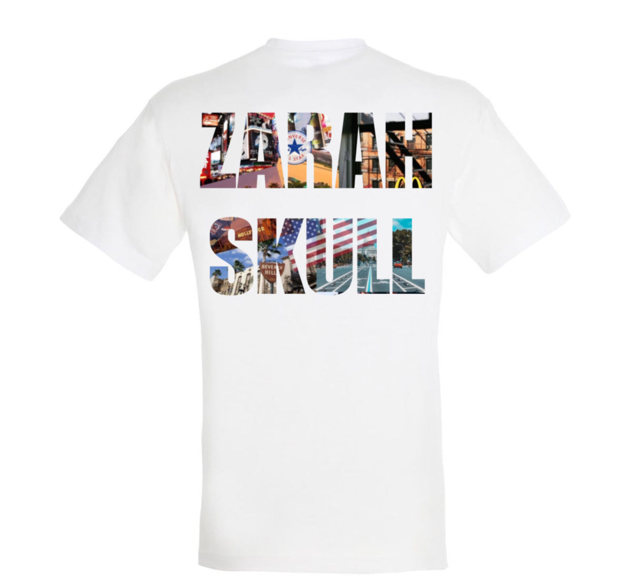 „ZarahSkull" Shirt white „ZS US“