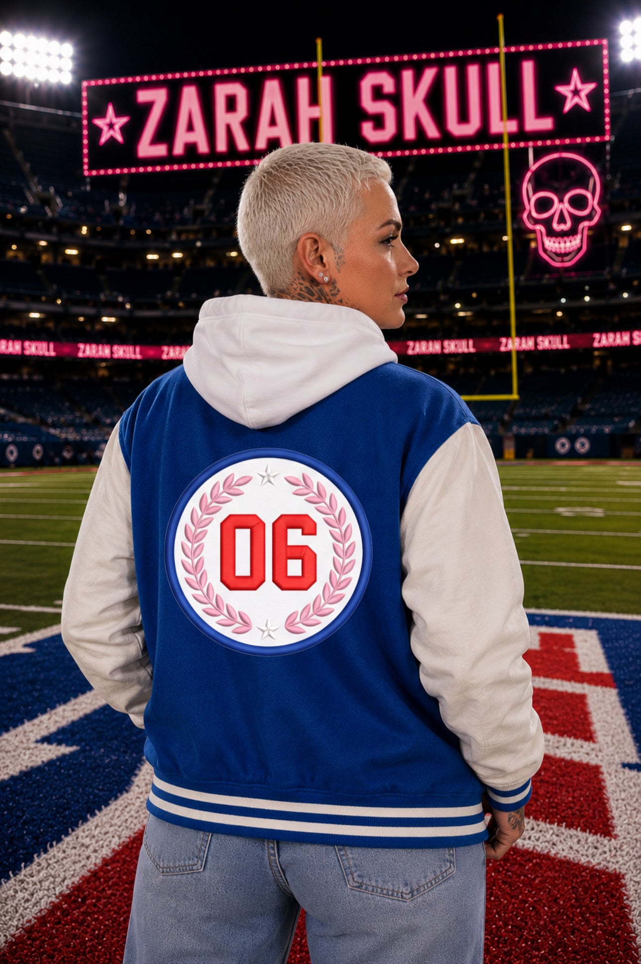 ZarahSkull College Jacke royal