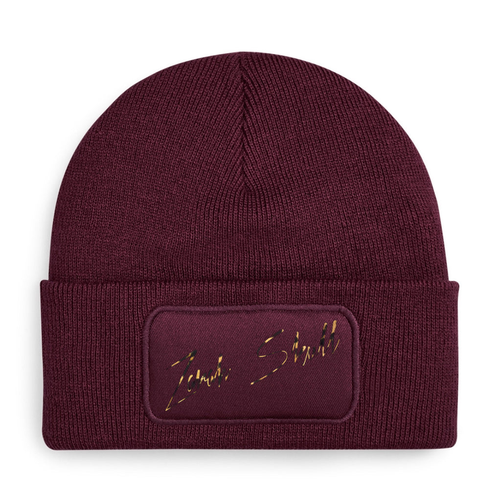 "ZarahSkull"- BEANIE dark cherry