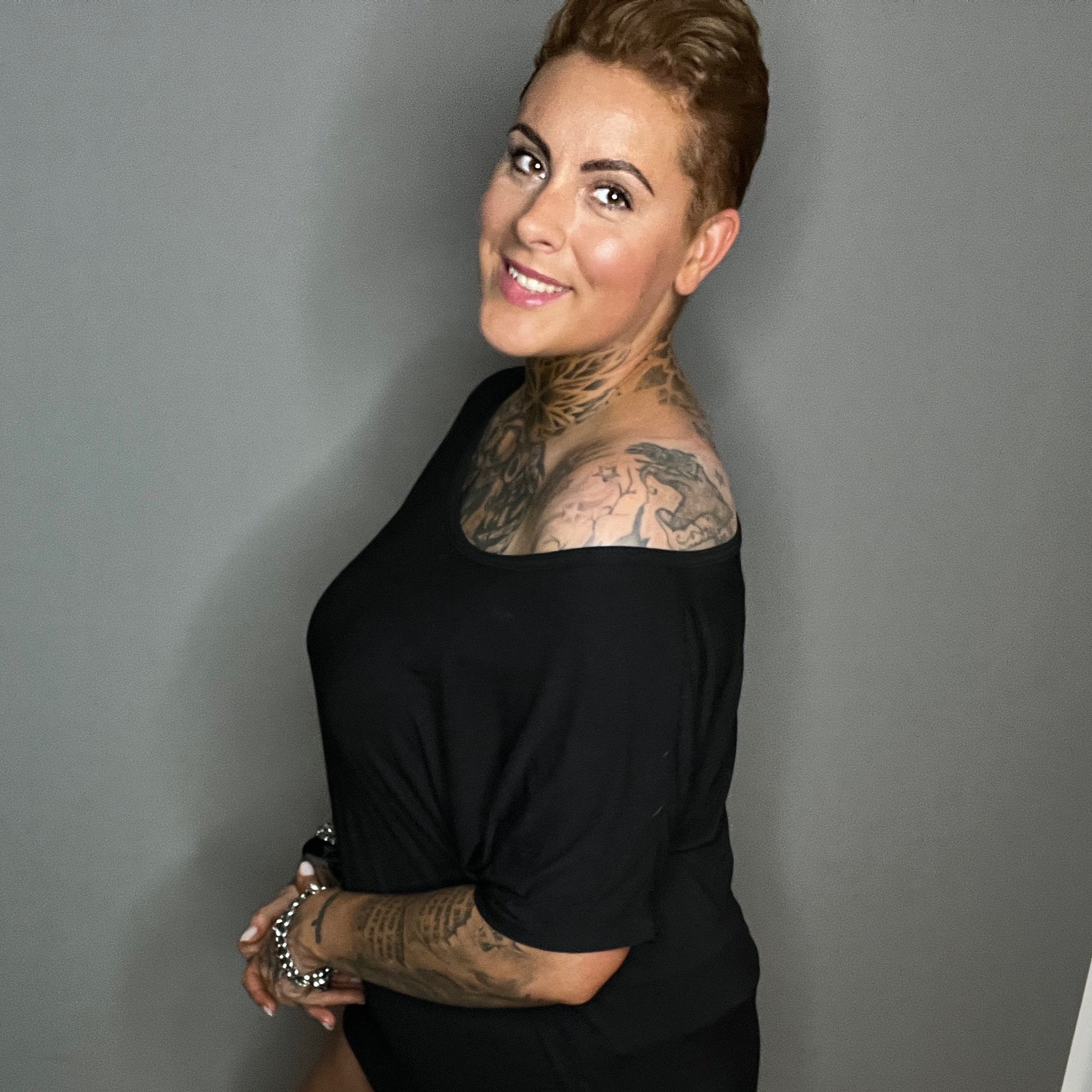 ZarahSkull Shirt one shoulder