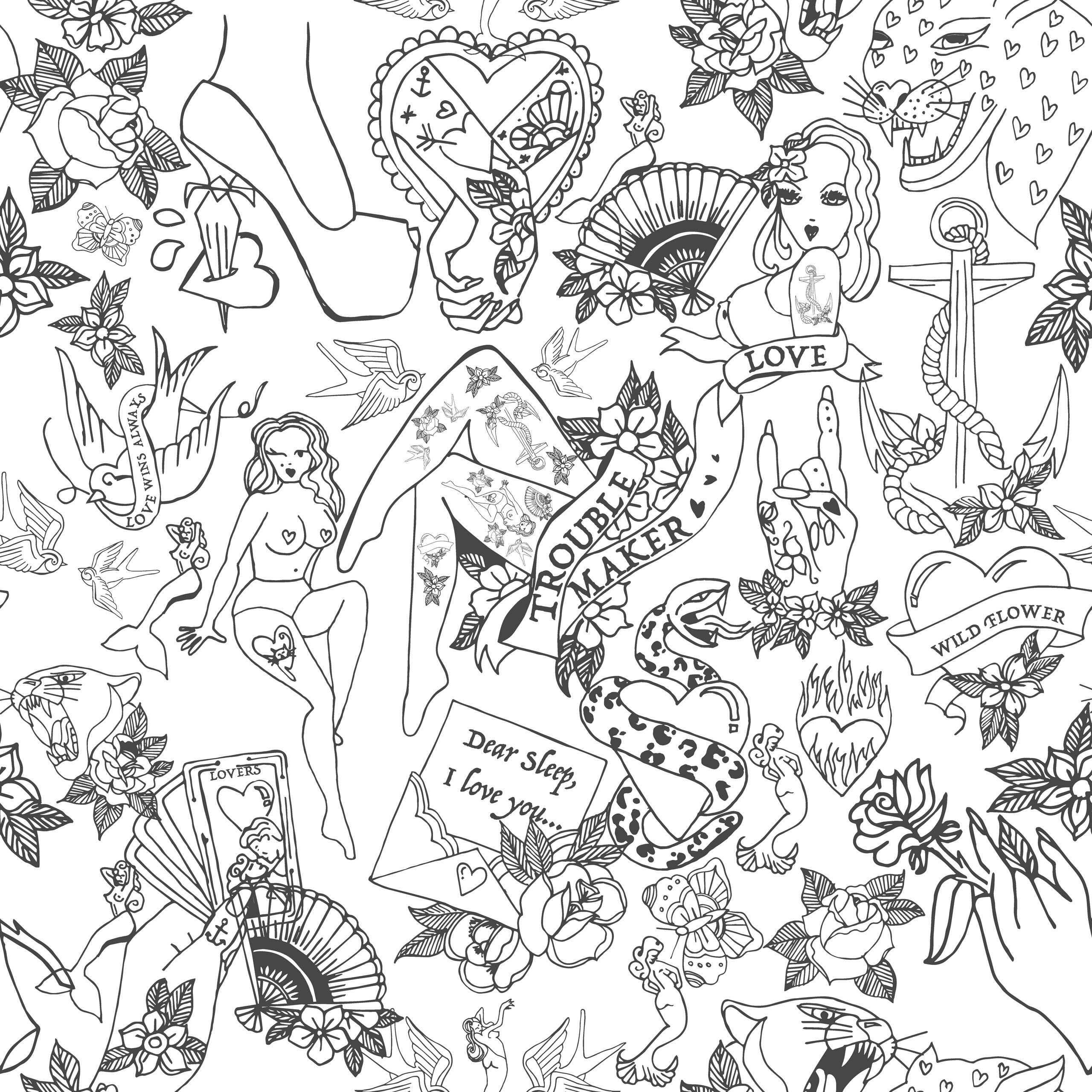 Tattoo Love Bettwäsche