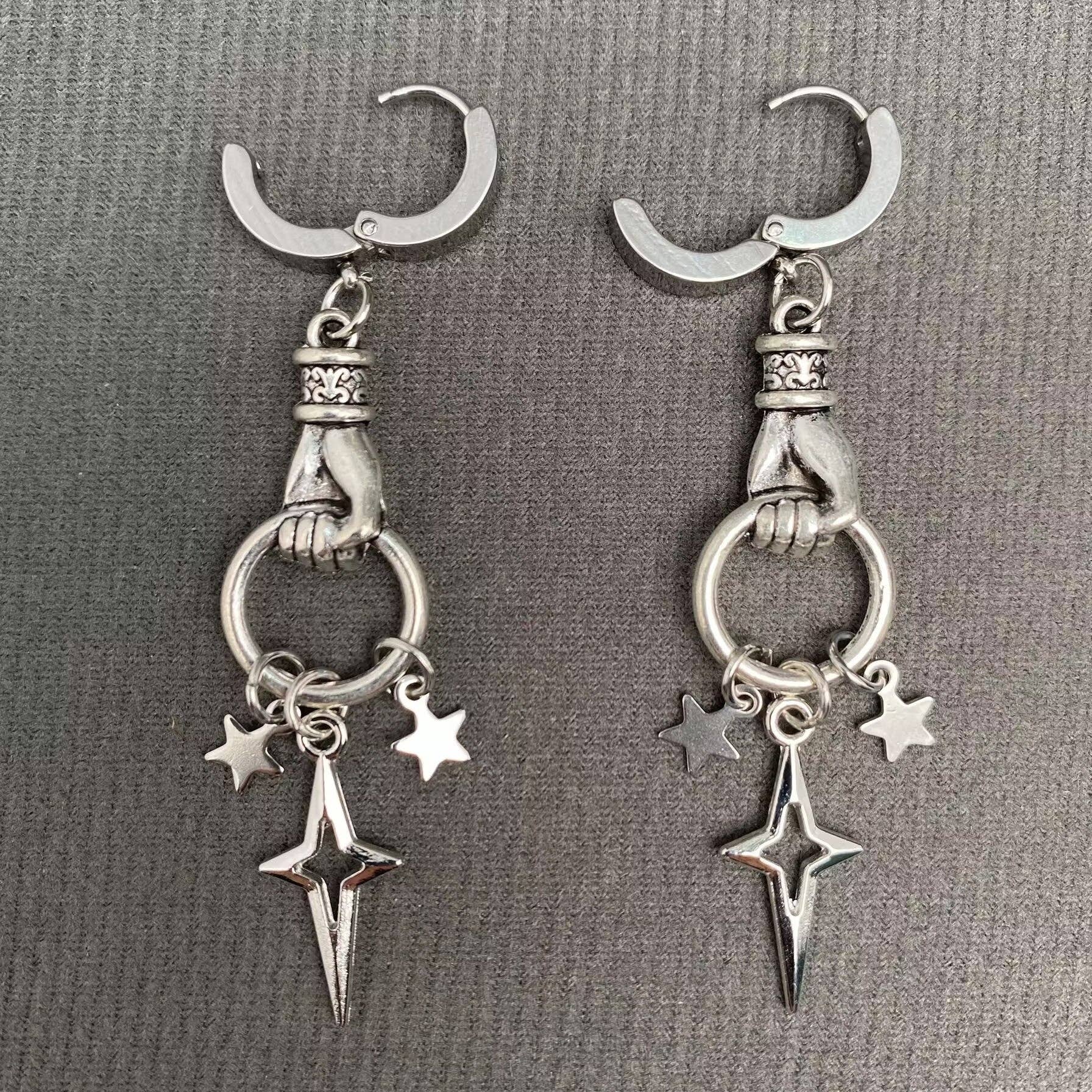 Earcuff Star Hoops