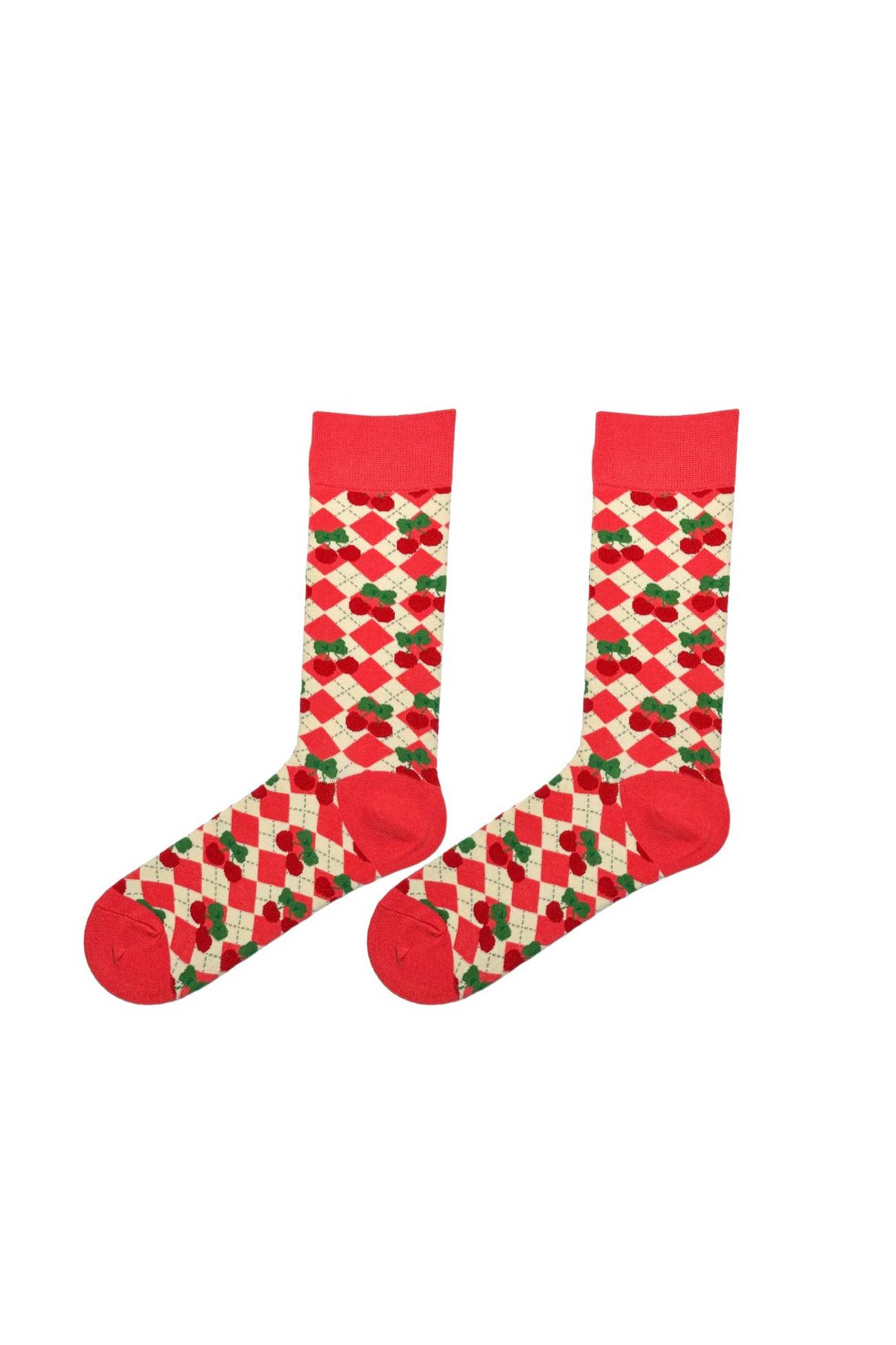 Socken „Cherry Picnic“ 🍒🧺🧦 EU 38-45