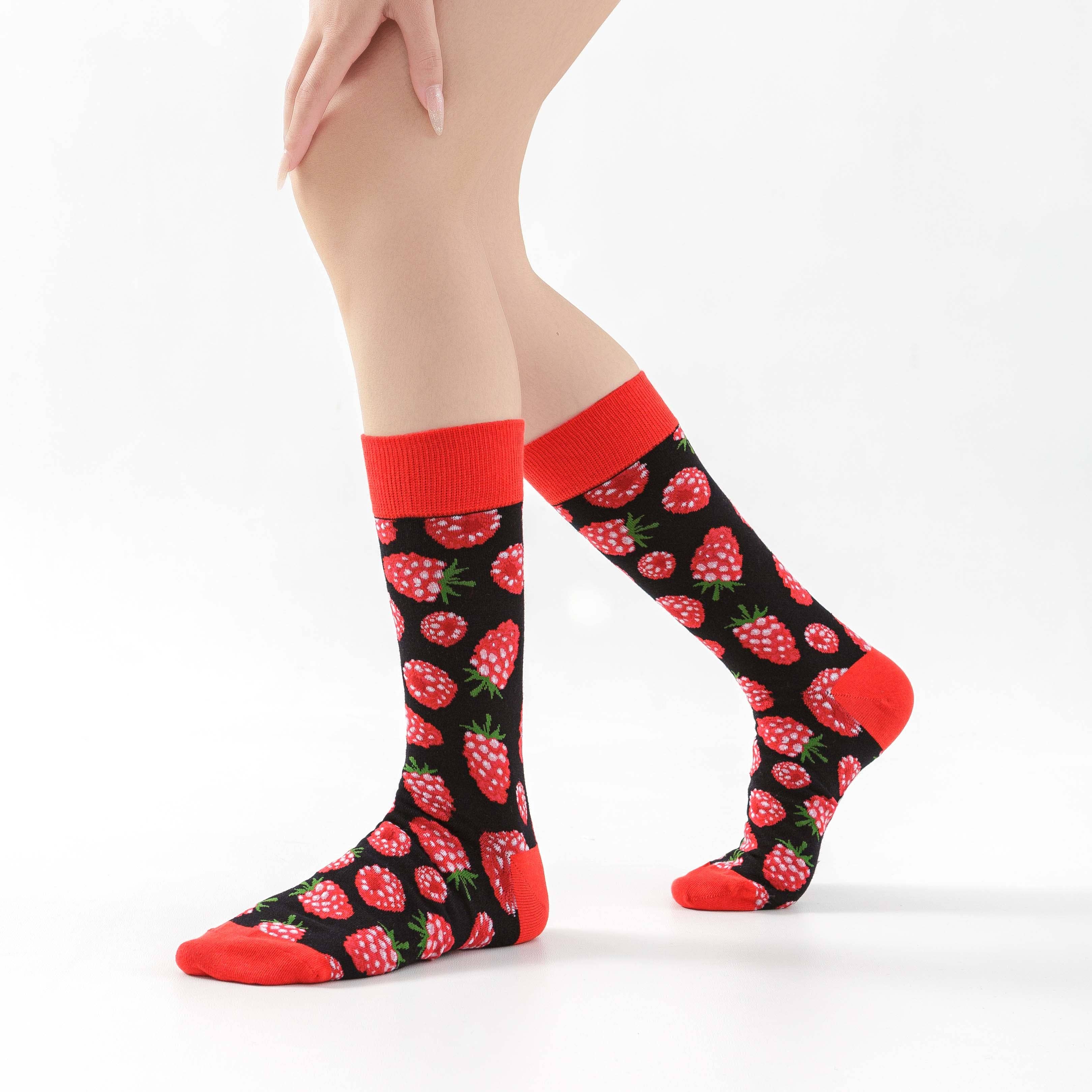 ZarahSkull Socken "Himbeere"