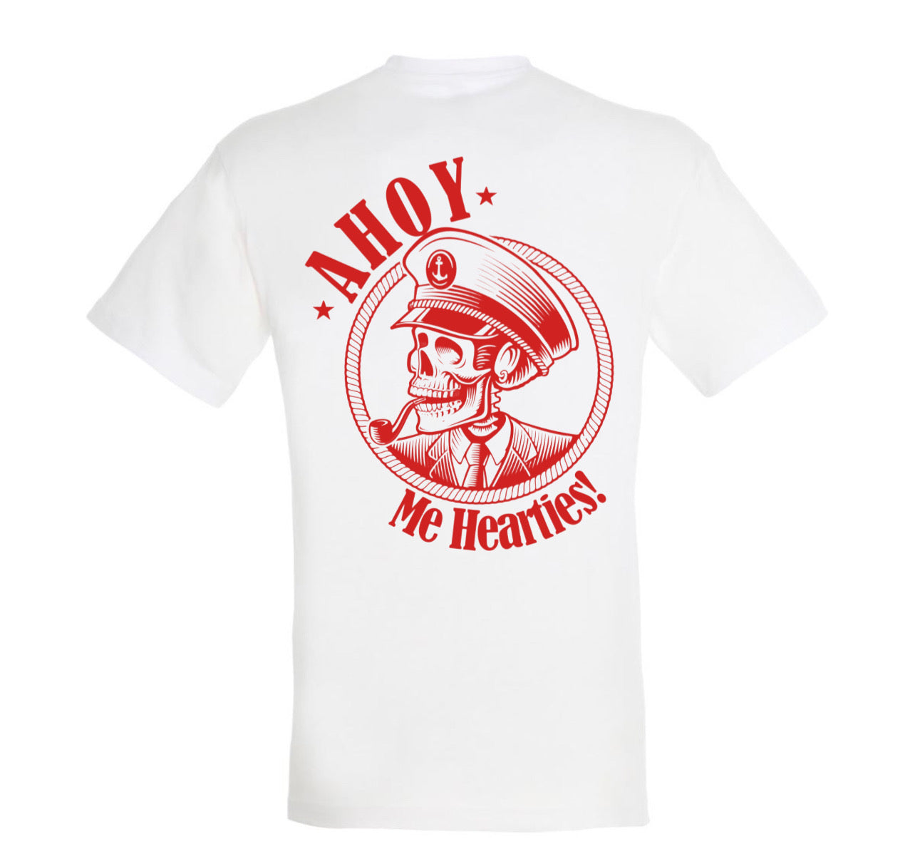 “ZarahSkull” shirt white “AHOY!”