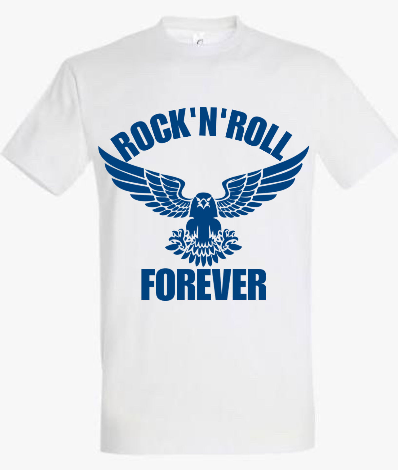 „ZarahSkull" Shirt white "RocknRoll Forever"