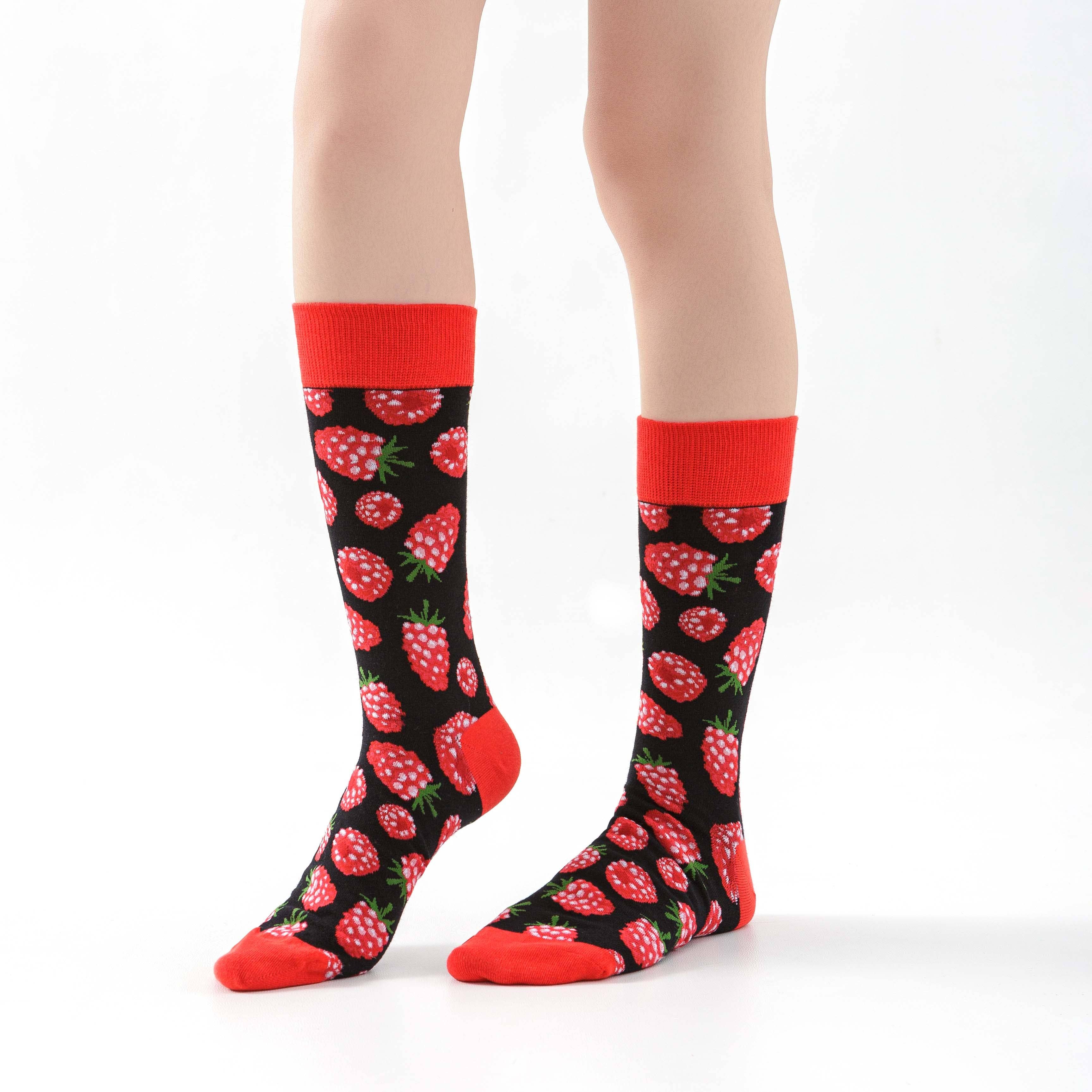 ZarahSkull Socken "Himbeere"
