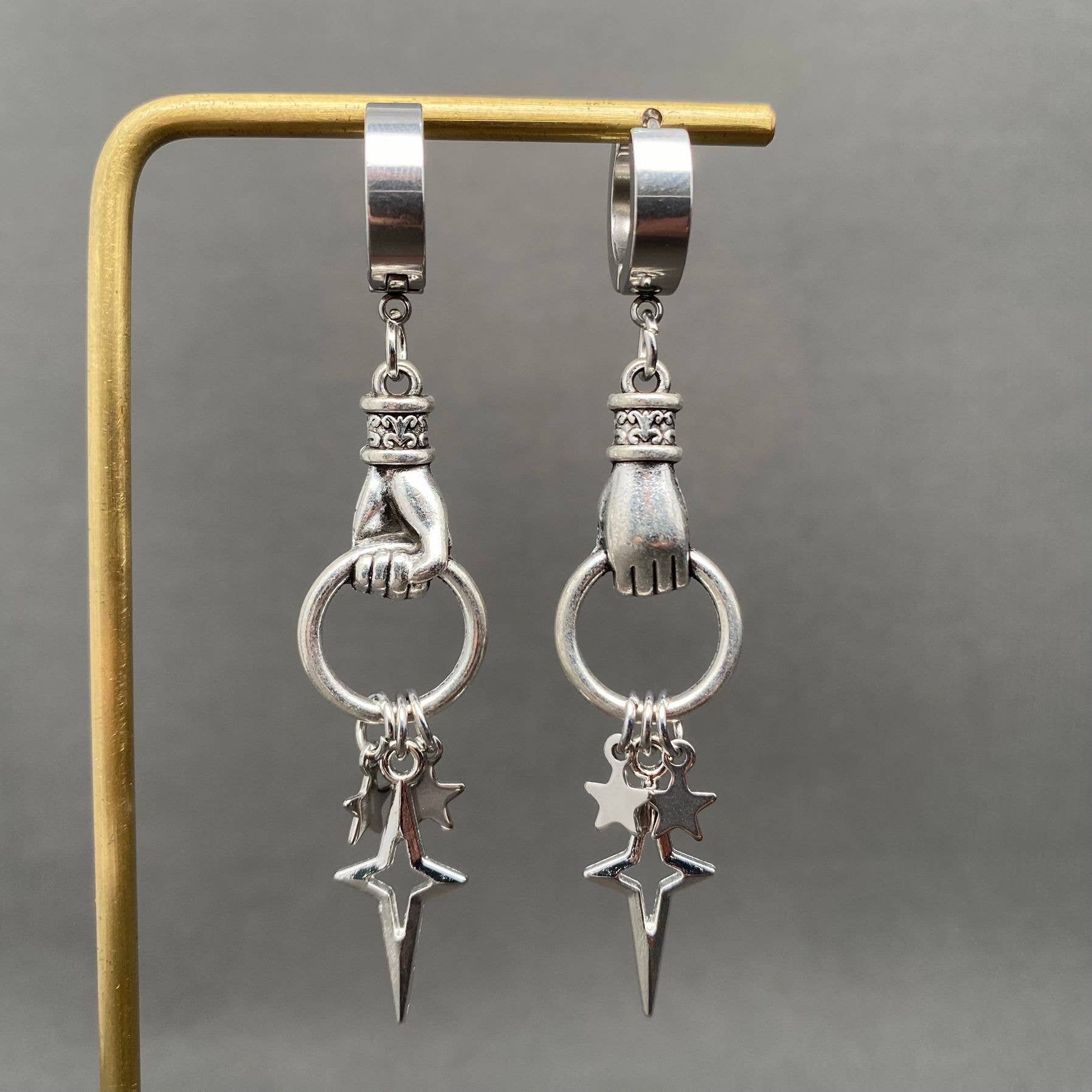Earcuff Star Hoops