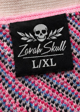 ZarahSkull pink Cardigan "💗 I AM ENOUGH"