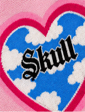 ZarahSkull pink Cardigan "💗 I AM ENOUGH"