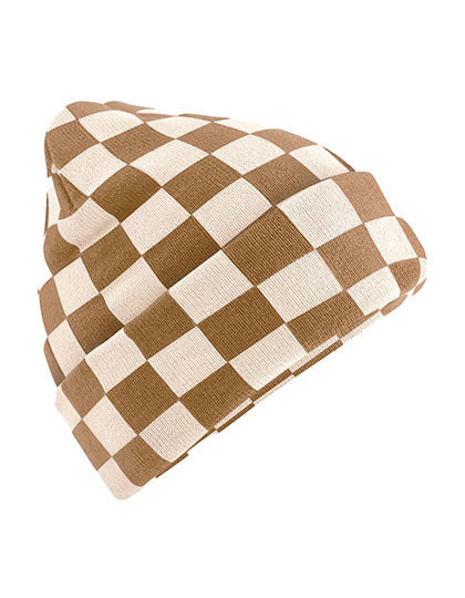 „ZarahSkull"- Checkerboard Beanie