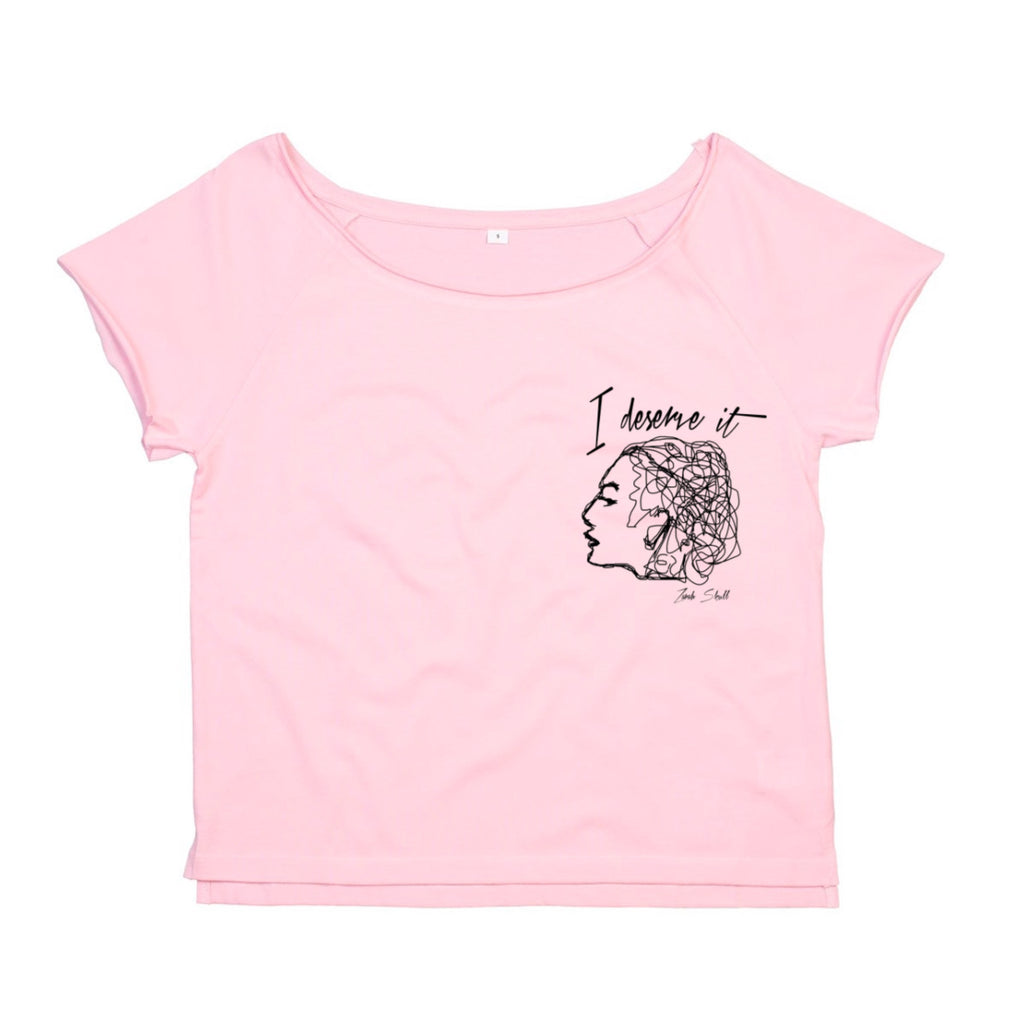 „ZarahSkull" Off-Shoulder Shirt rosa