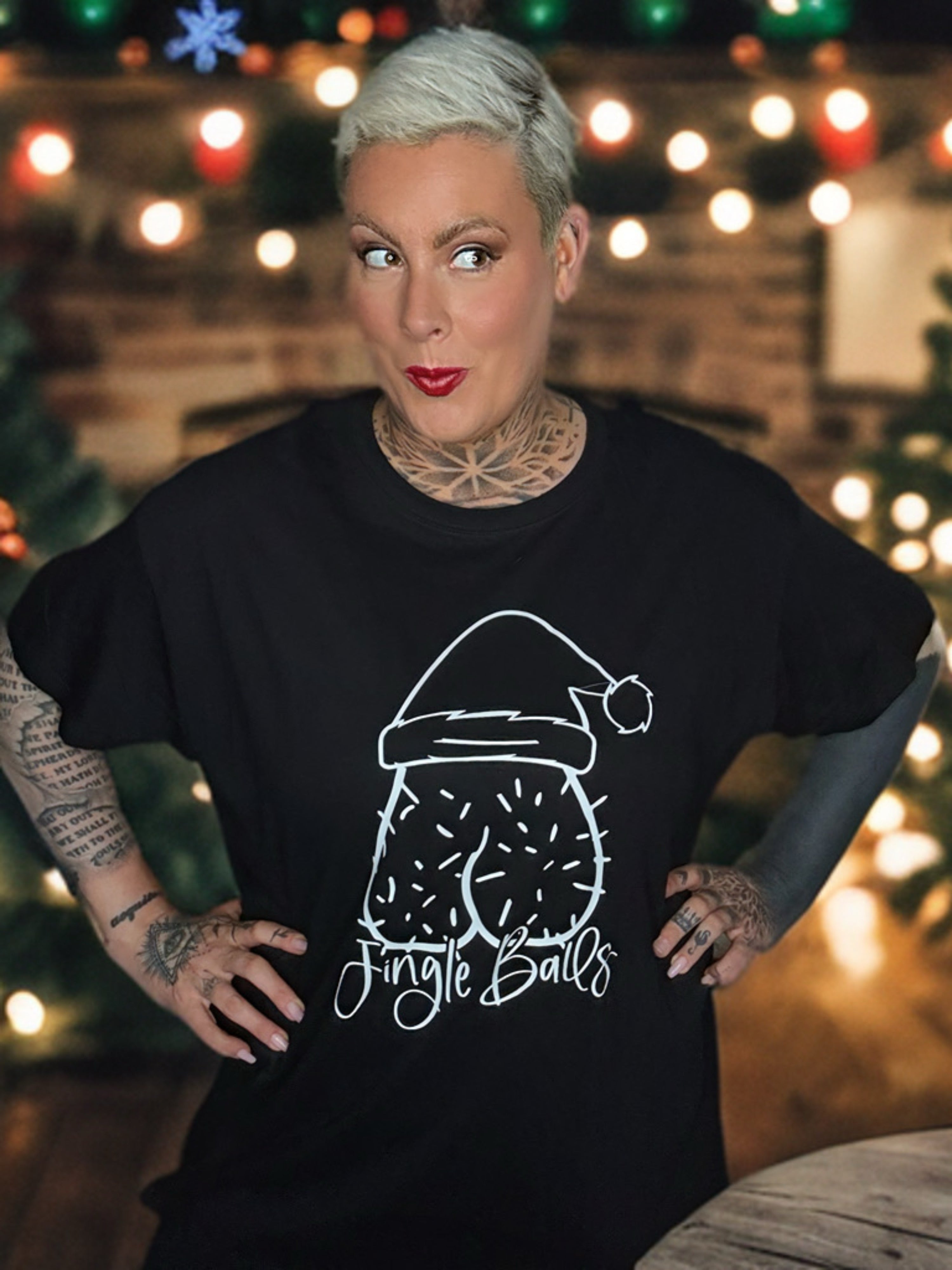 “ZarahSkull” shirt black “Jingle Balls” 