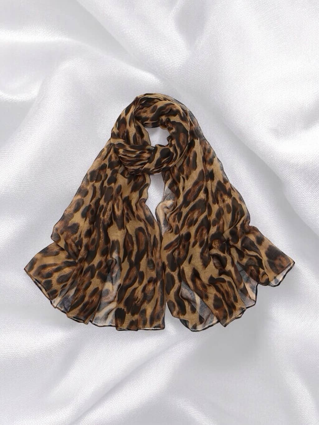 Zarah Skull Schal Leo kamel