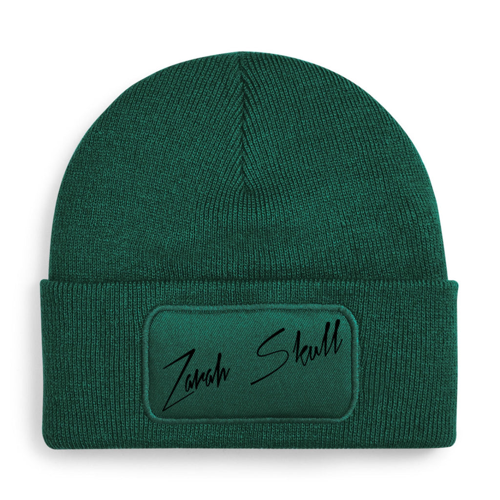 "ZarahSkull"- BEANIE bottle green