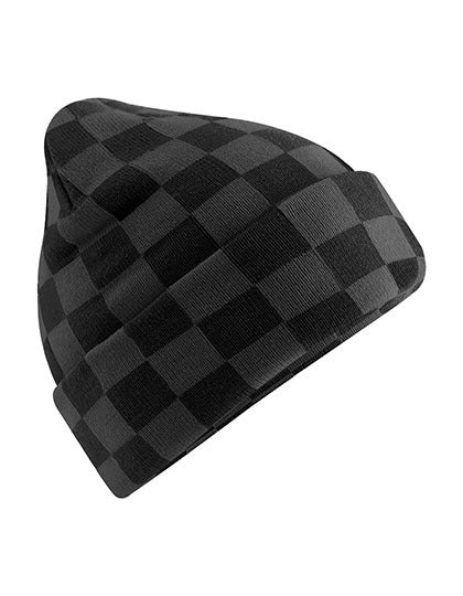 „ZarahSkull"- Checkerboard Beanie