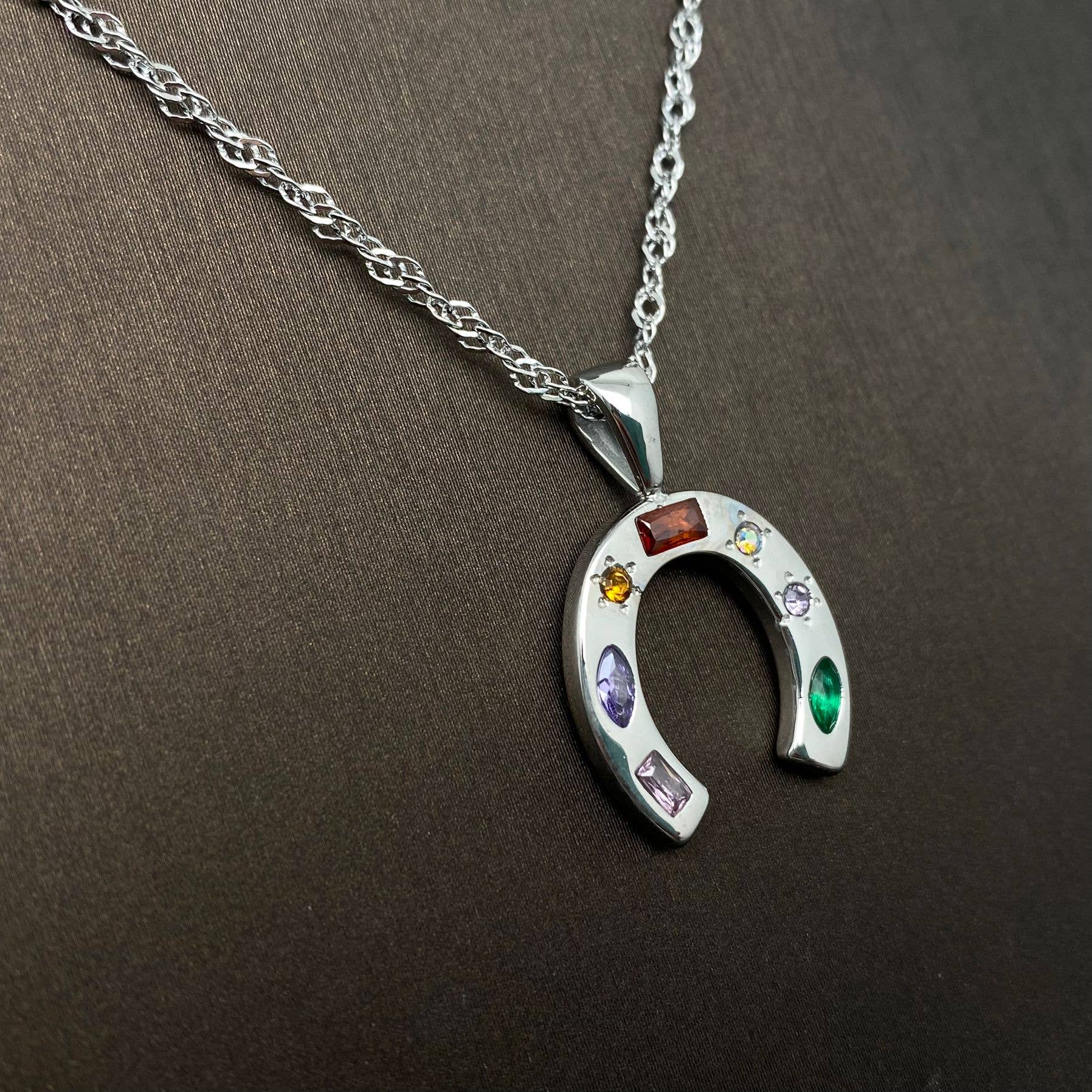 Hufeisen-Anhänger Halskette