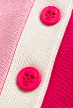 ZarahSkull pink Cardigan "💗 I AM ENOUGH"