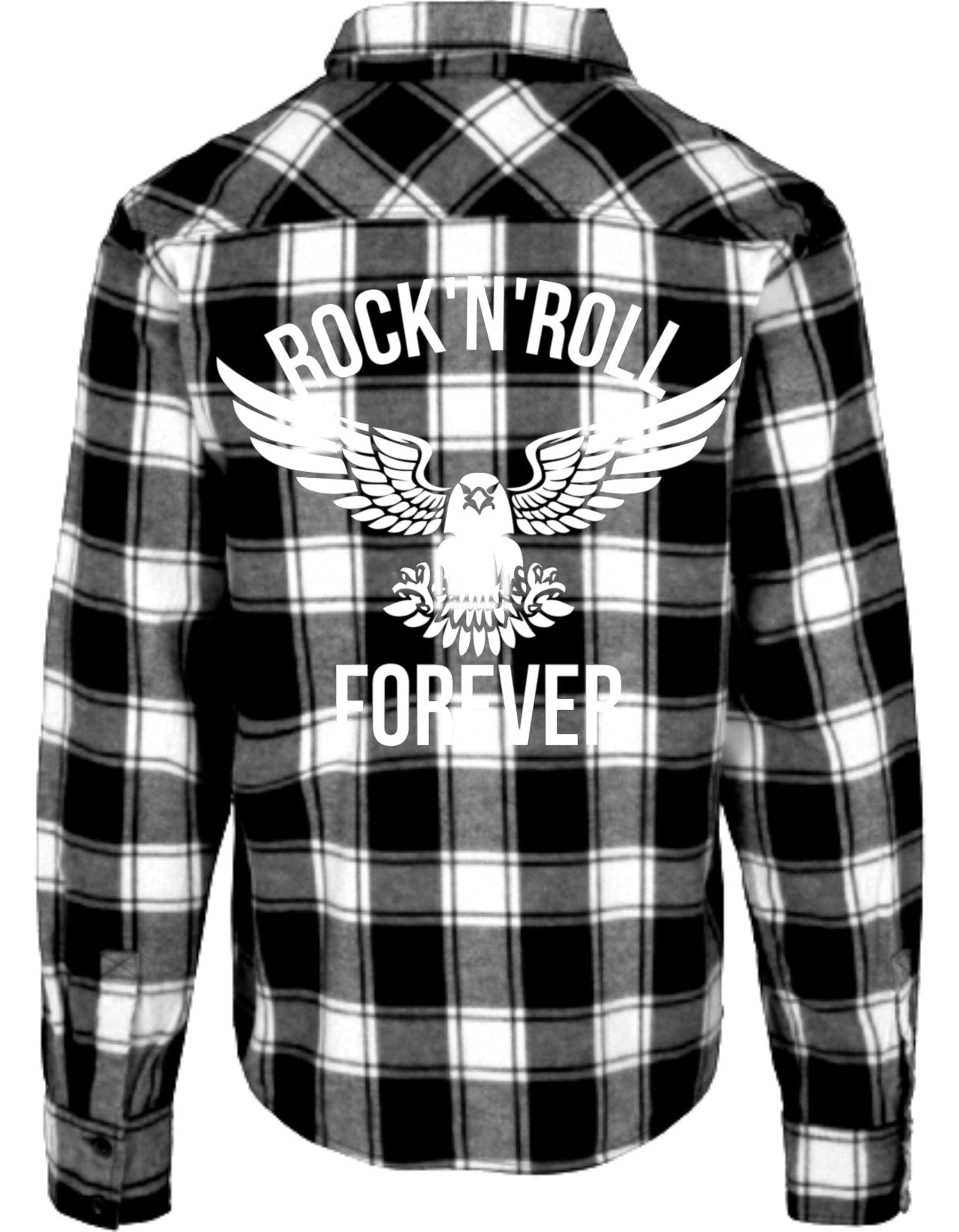 Zarah Skull Flannel Shirt "Eagle"