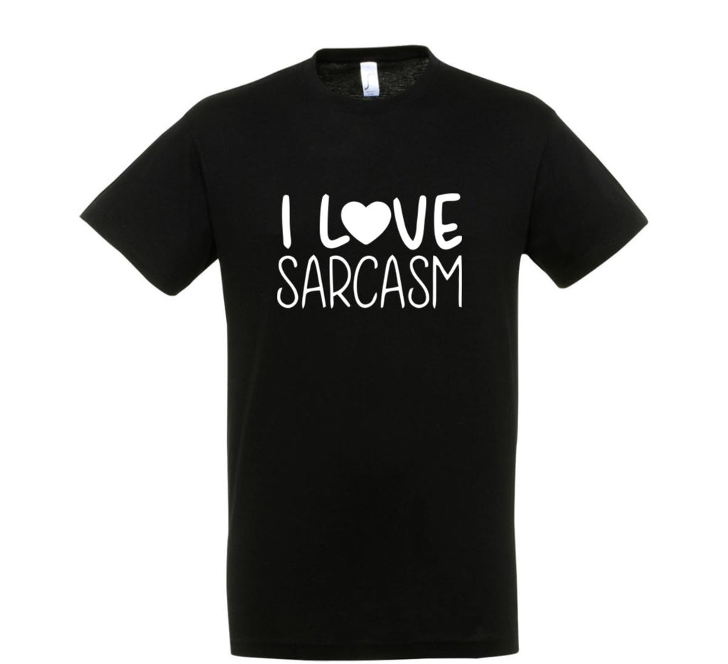ZarahSkull Shirt black "Sarcasm“
