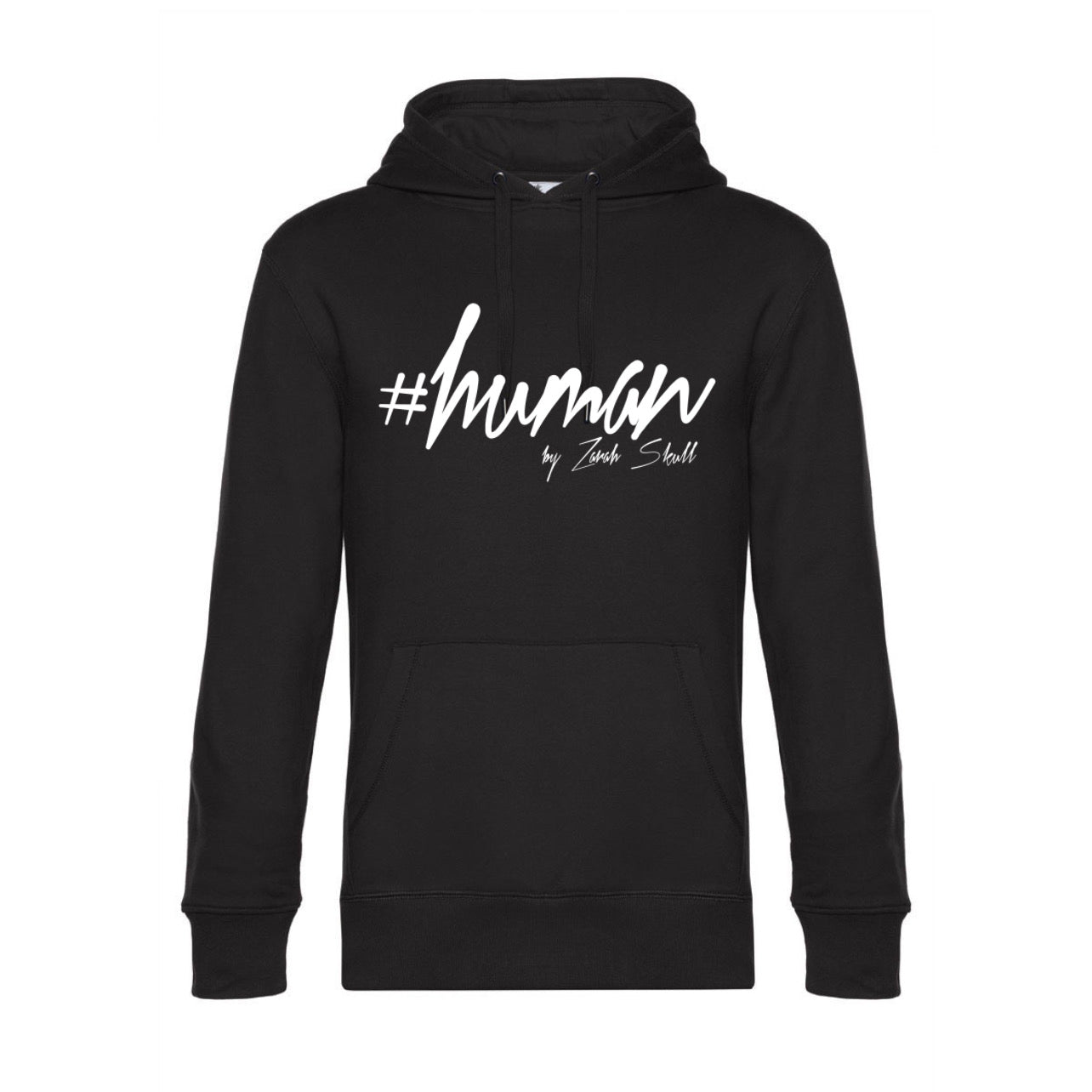 "ZarahSkull" Hoodie BLACK "human"