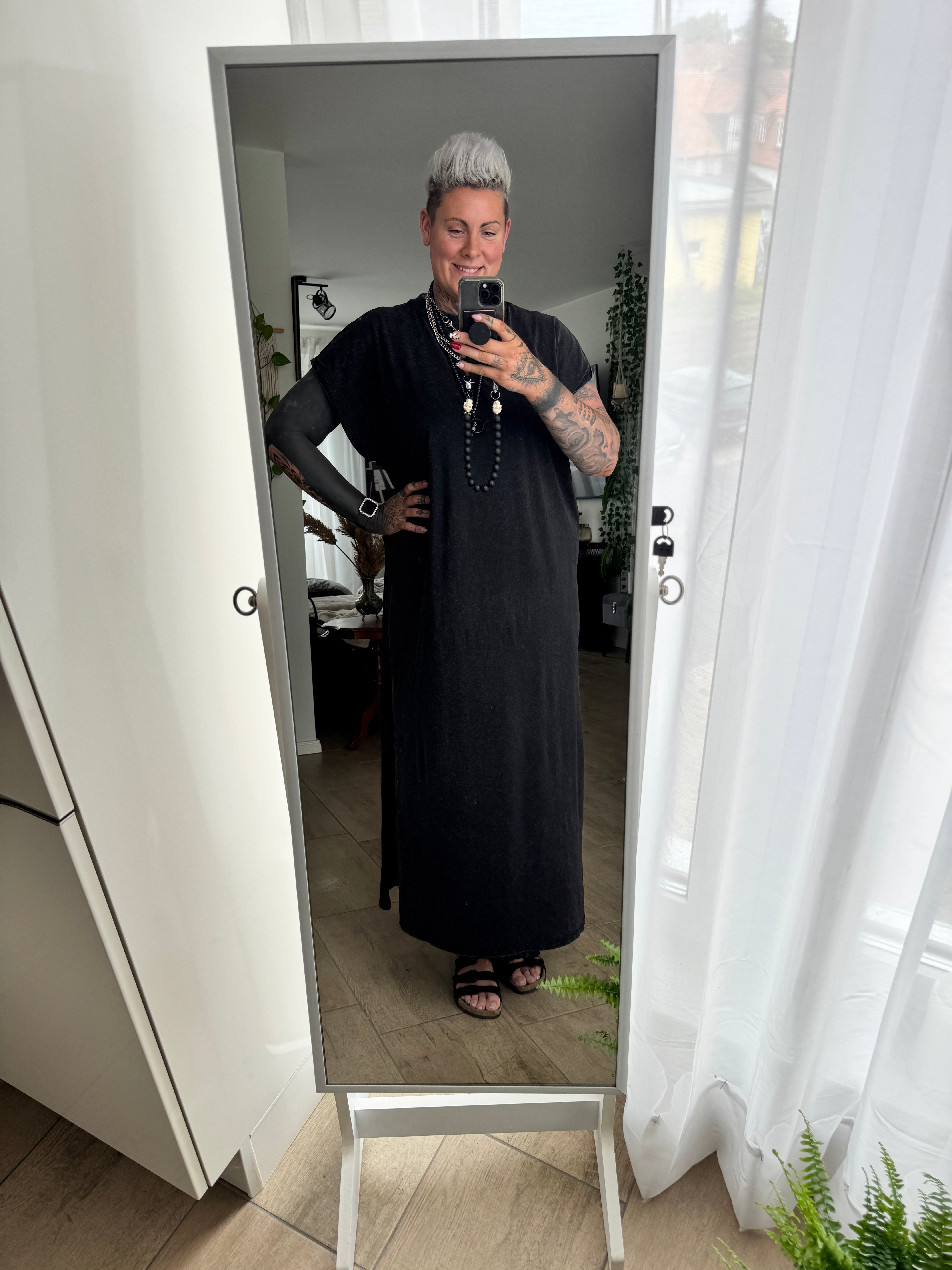 Zarah Skull Long Dress black