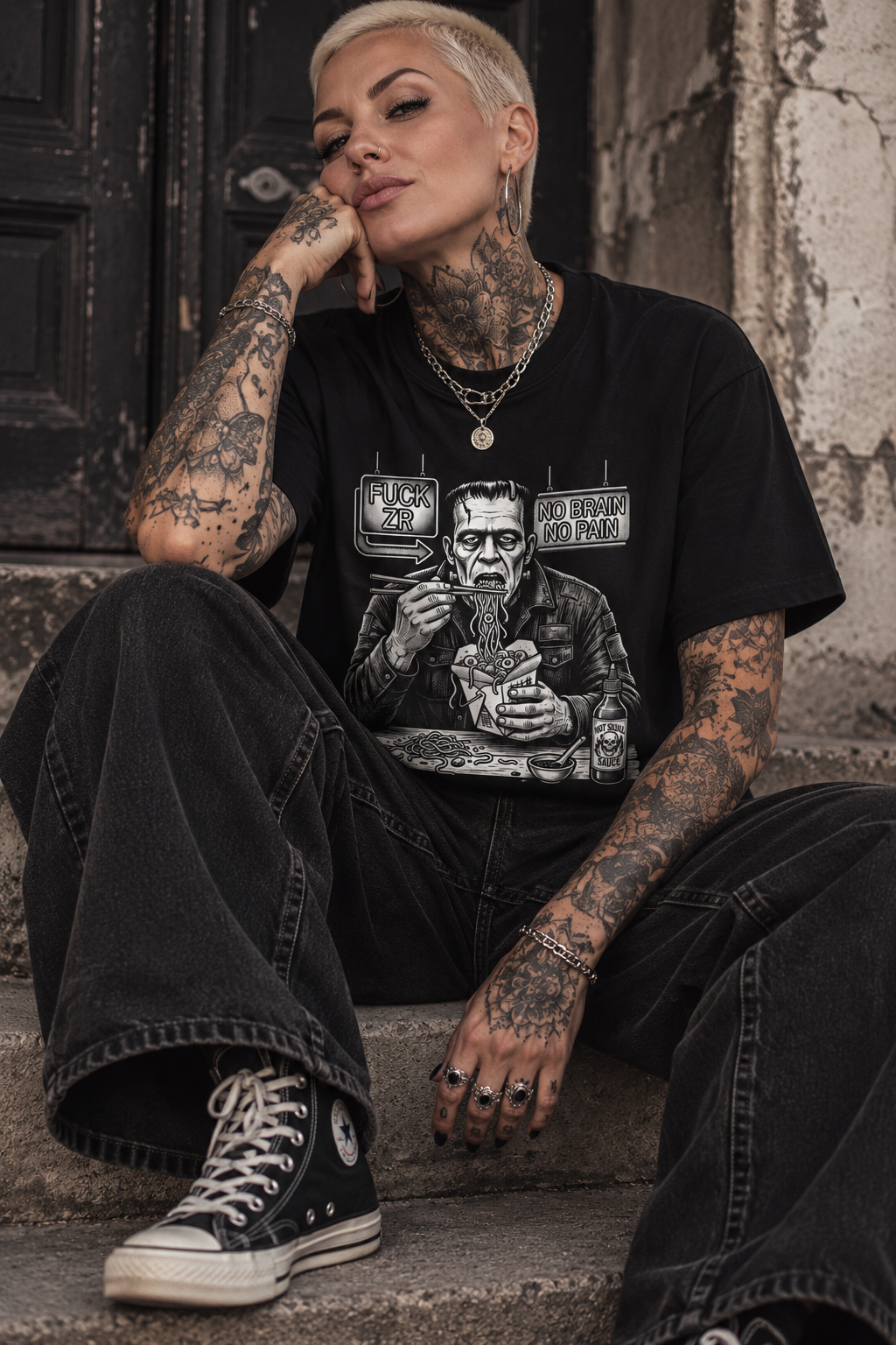 Shirt BLACK "Franky"