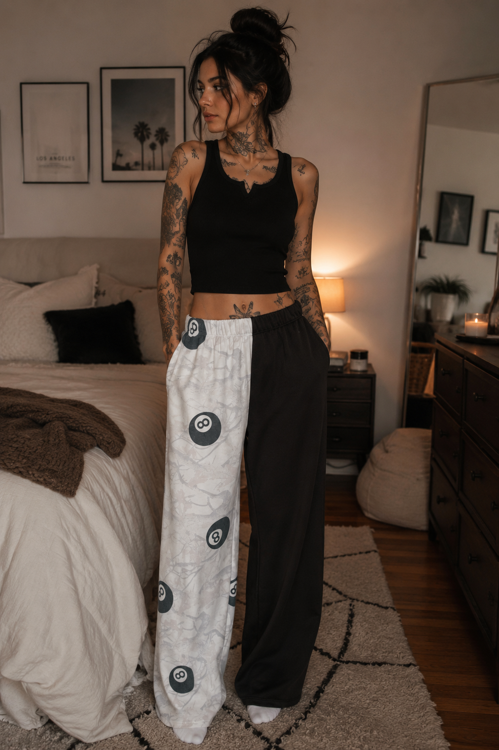 ZarahSkull 🎱 Eight Ball Lounge Pants