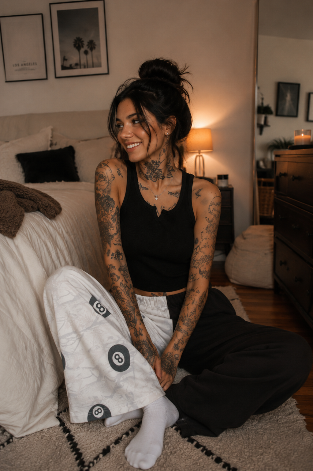 ZarahSkull 🎱 Eight Ball Lounge Pants