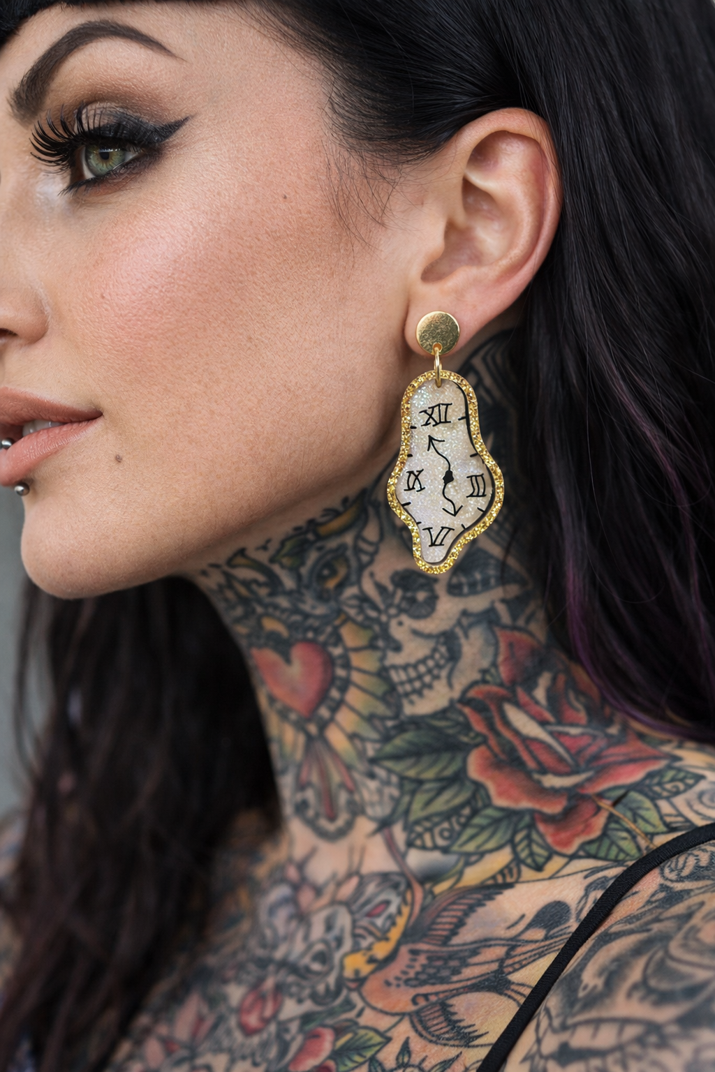 Zarahskull earrings "XOXO" 