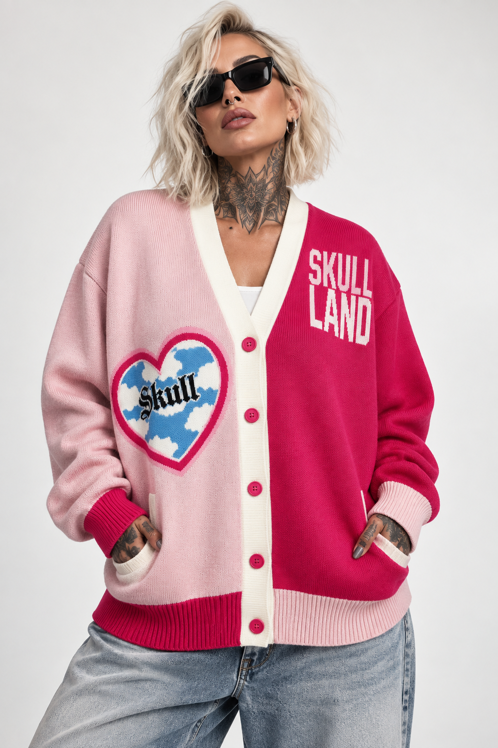 Cardigan "💗 I AM ENOUGH"