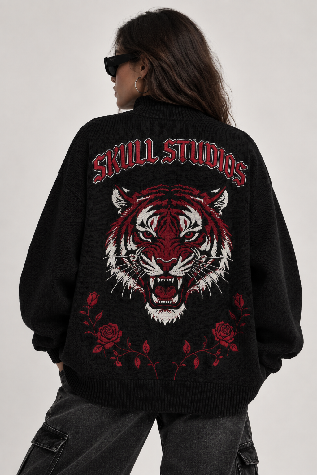 🐅 SKULL STUDIOS – Tiger Cardigan