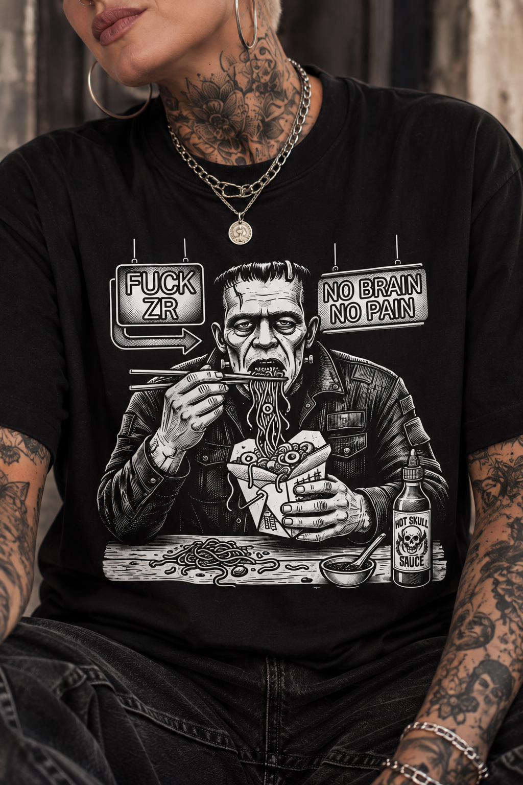 Shirt BLACK "Franky"