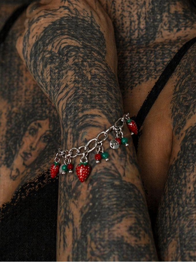 Strawberry Charm Bracelet