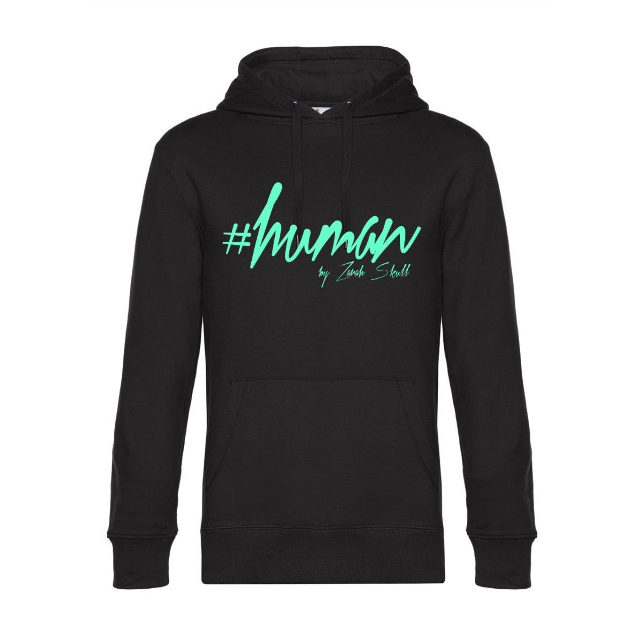 "ZarahSkull" Hoodie BLACK "human"