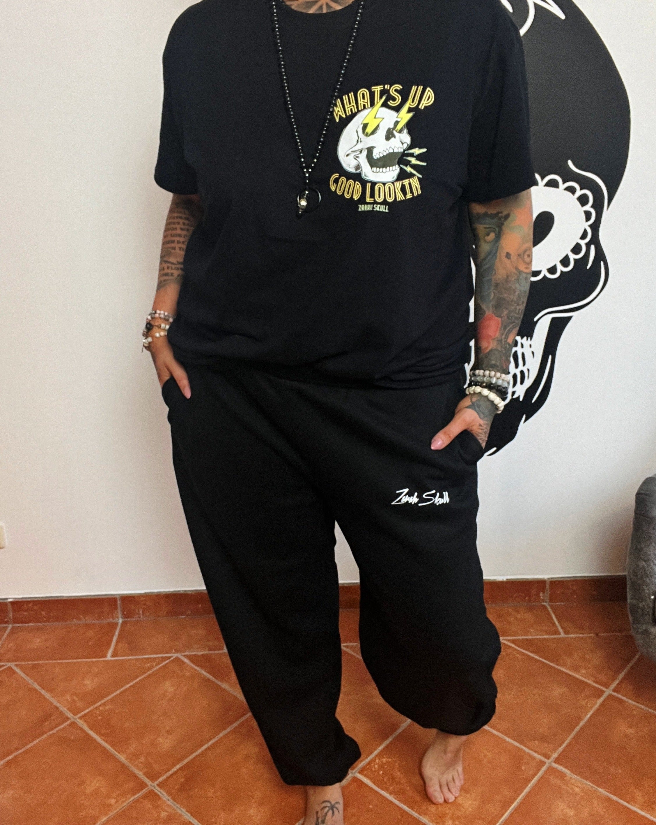 "ZarahSkull" sweatpants 