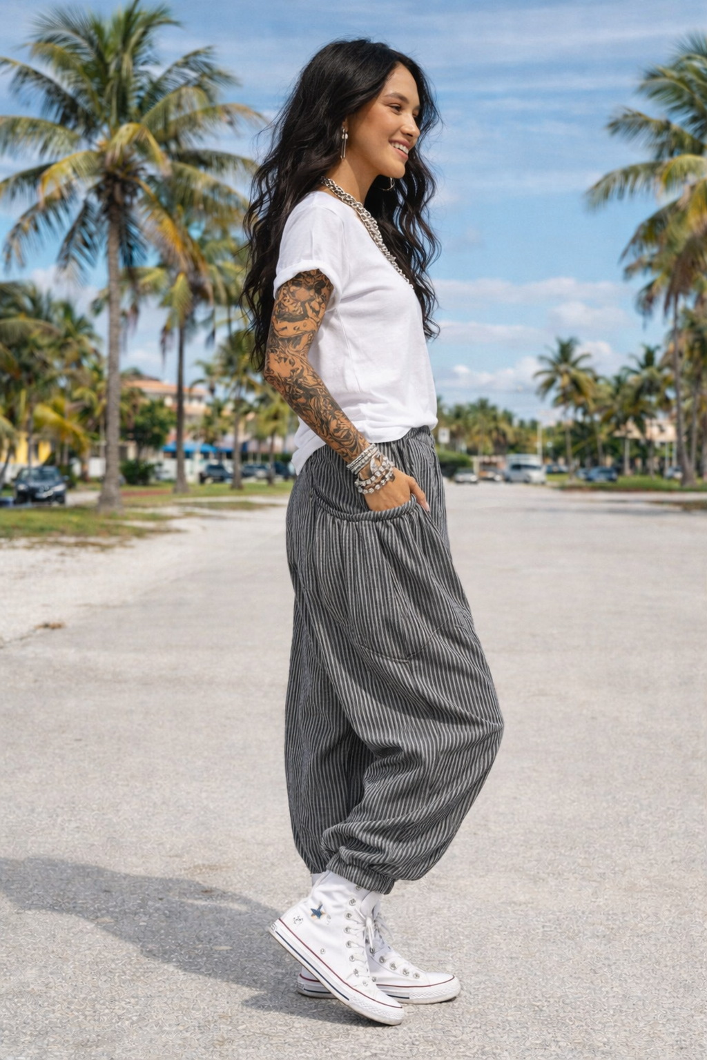 ZarahSkull Barrel Jogginghose