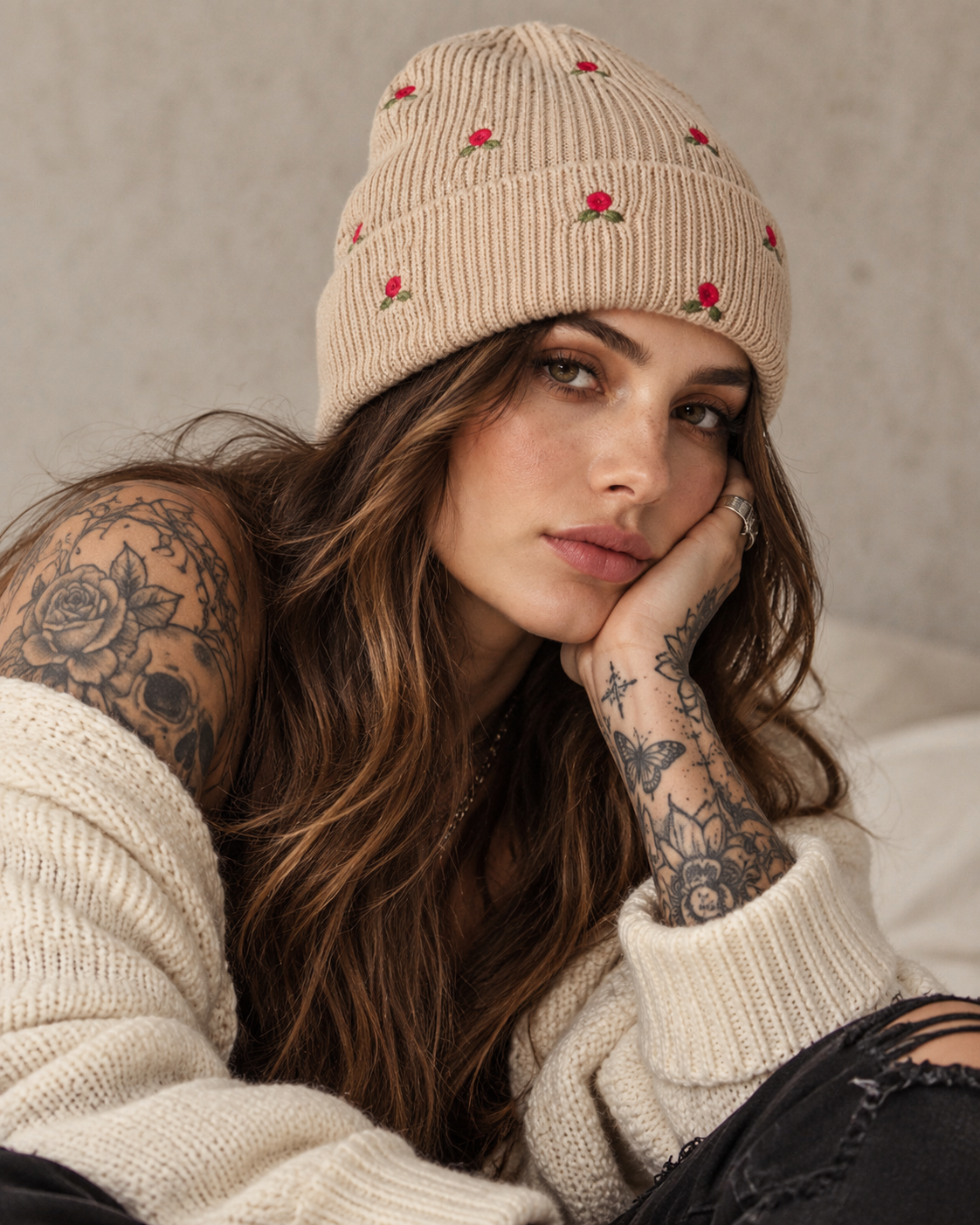 LITTLE REBEL ROSE – Beanie