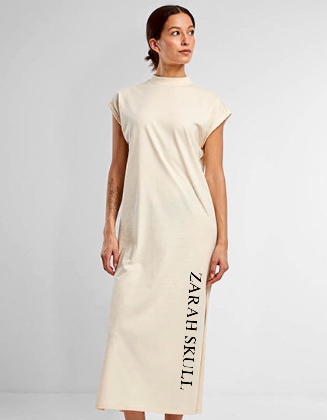 Zarah Skull Long Dress Sand