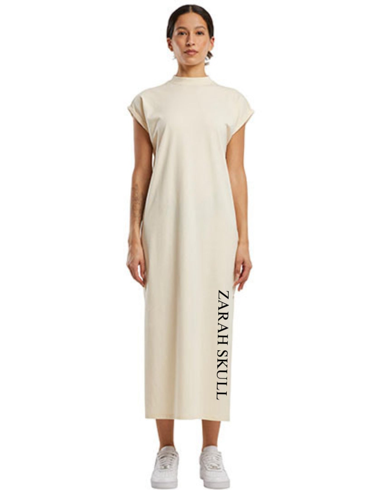 Zarah Skull Long Dress Sand