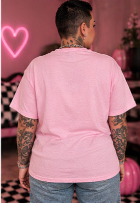 „ZarahSkull" Shirt medium pink "Skulli Pumpkin Season