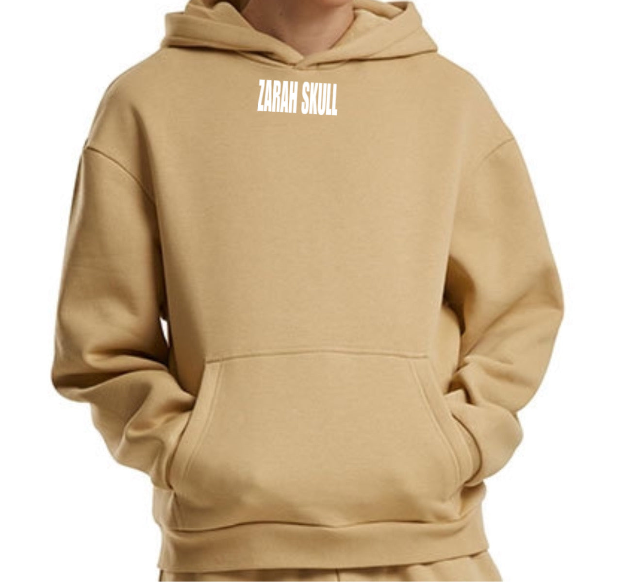 „ZarahSkull" Hoodie beige