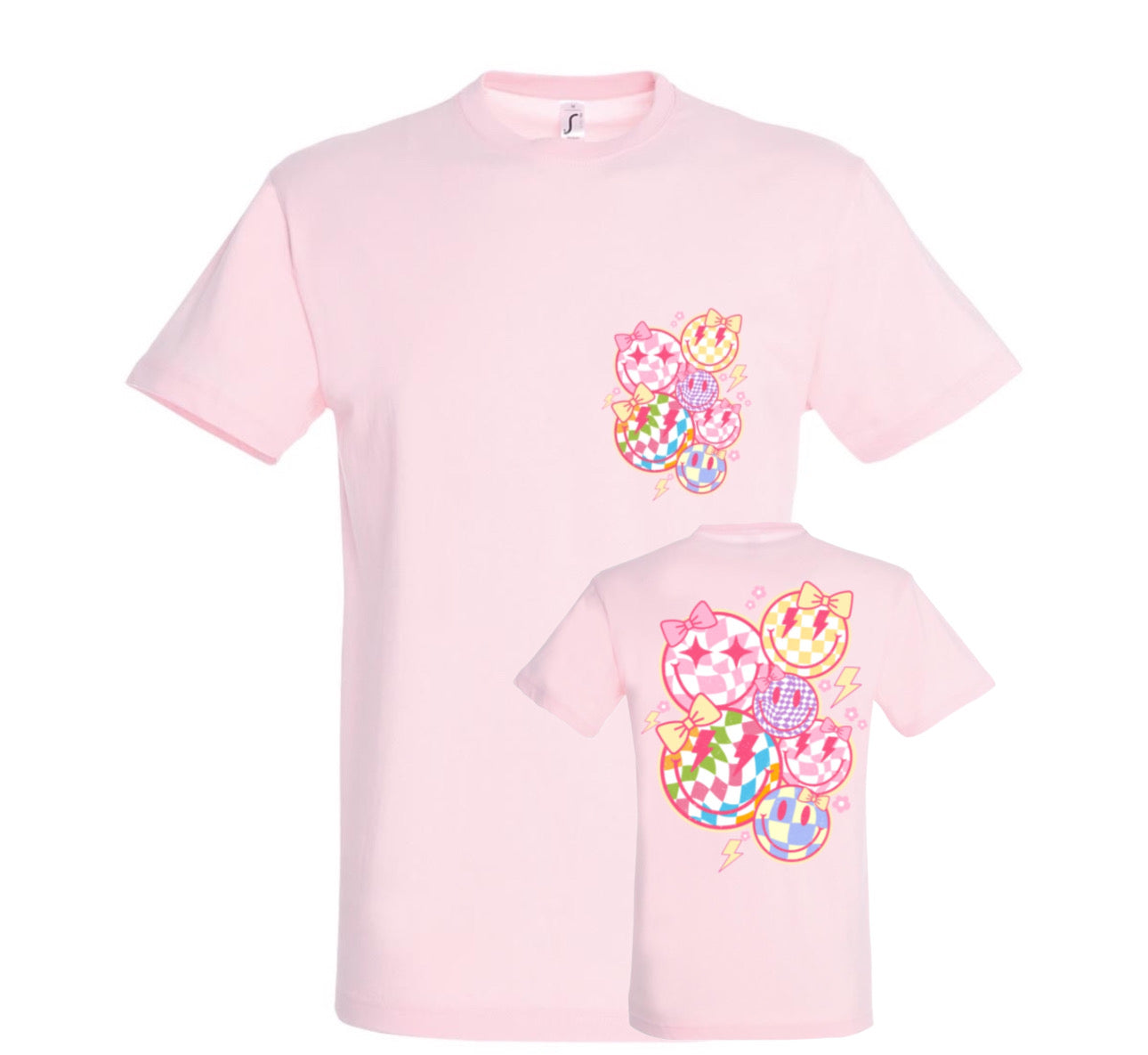 „ZarahSkull" Shirt pale pink "Lucky Smileys"