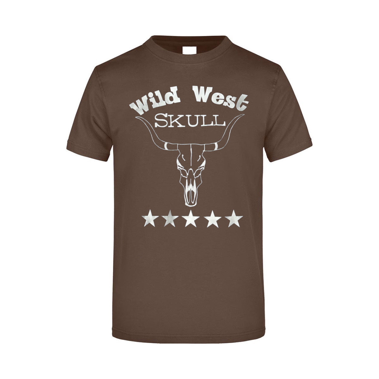 ZarahSkull Shirt BROWN „Wild West“